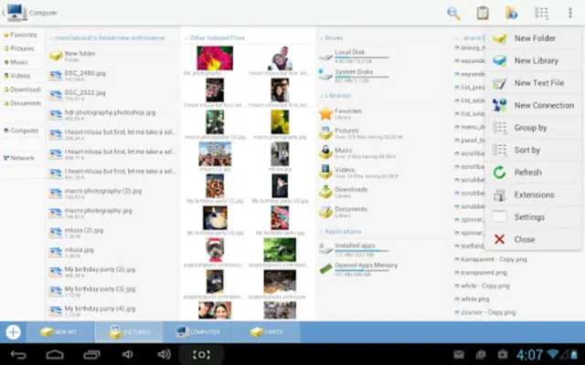 Computer File Explorer android App screenshot 0